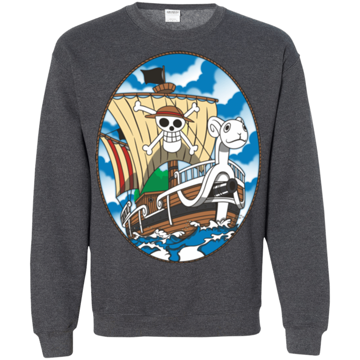 Sweatshirts Dark Heather / Small Going Merry Crewneck Sweatshirt