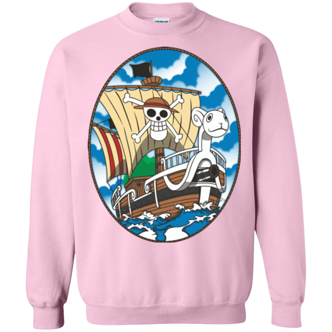 Sweatshirts Light Pink / Small Going Merry Crewneck Sweatshirt