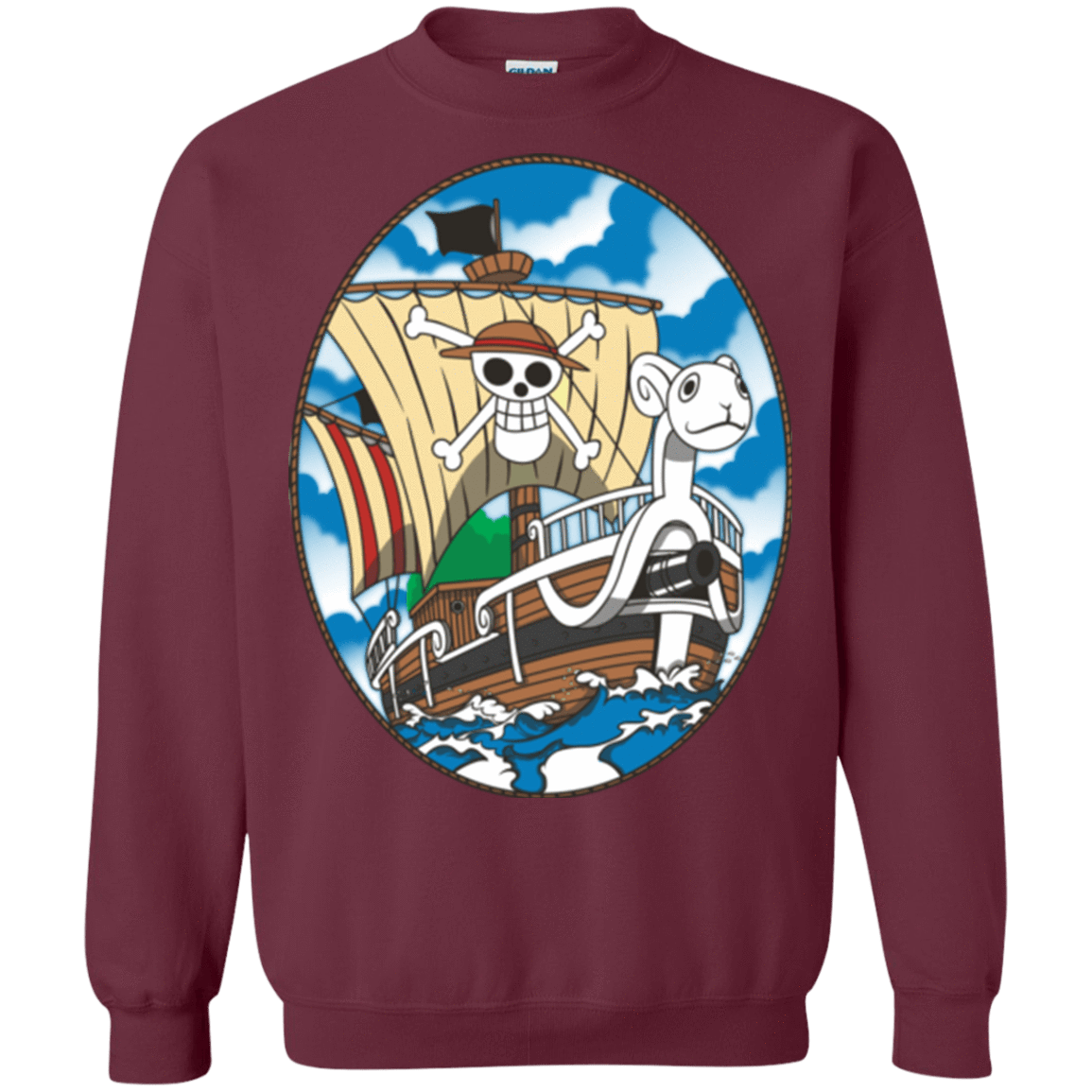 Sweatshirts Maroon / Small Going Merry Crewneck Sweatshirt