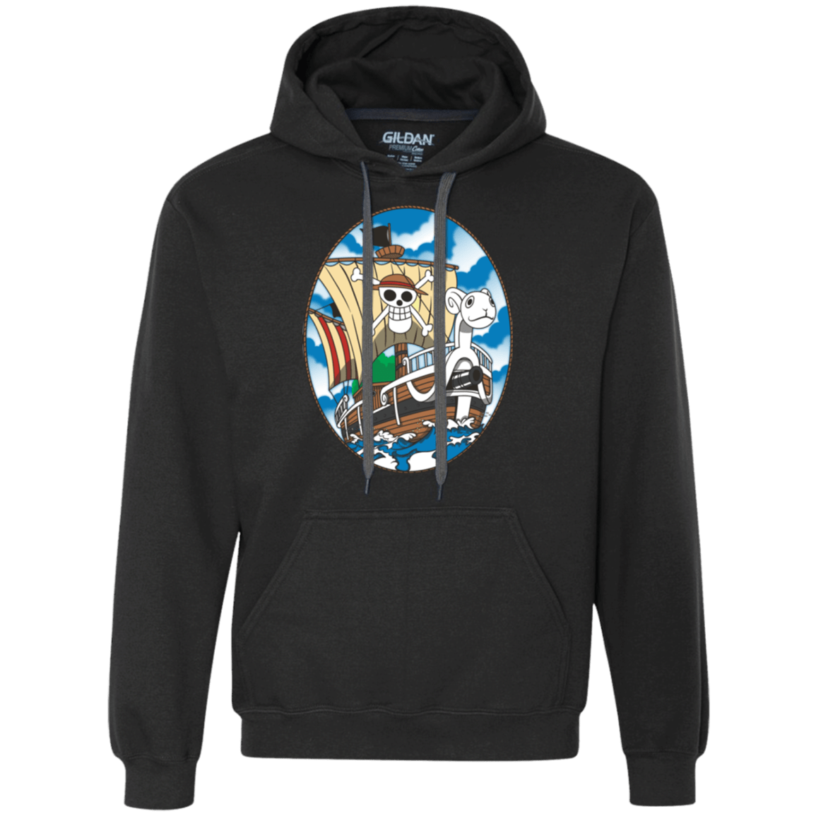 Sweatshirts Black / Small Going Merry Premium Fleece Hoodie