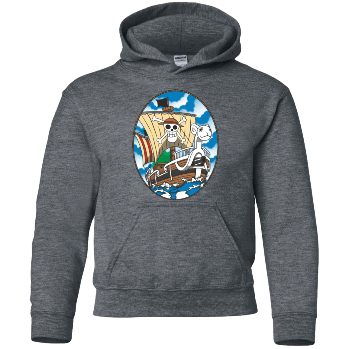 Sweatshirts Dark Heather / YS Going Merry Youth Hoodie