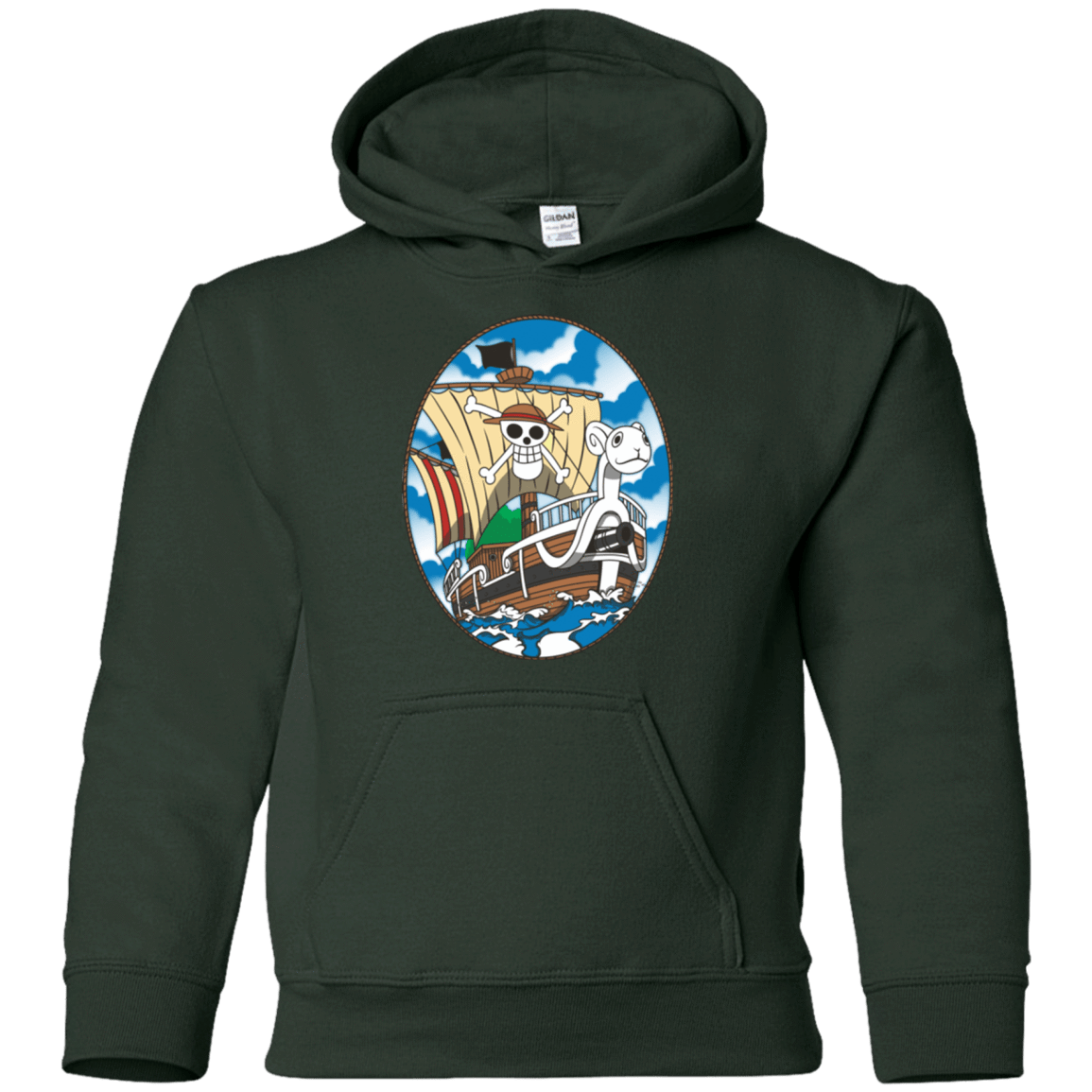 Sweatshirts Forest Green / YS Going Merry Youth Hoodie