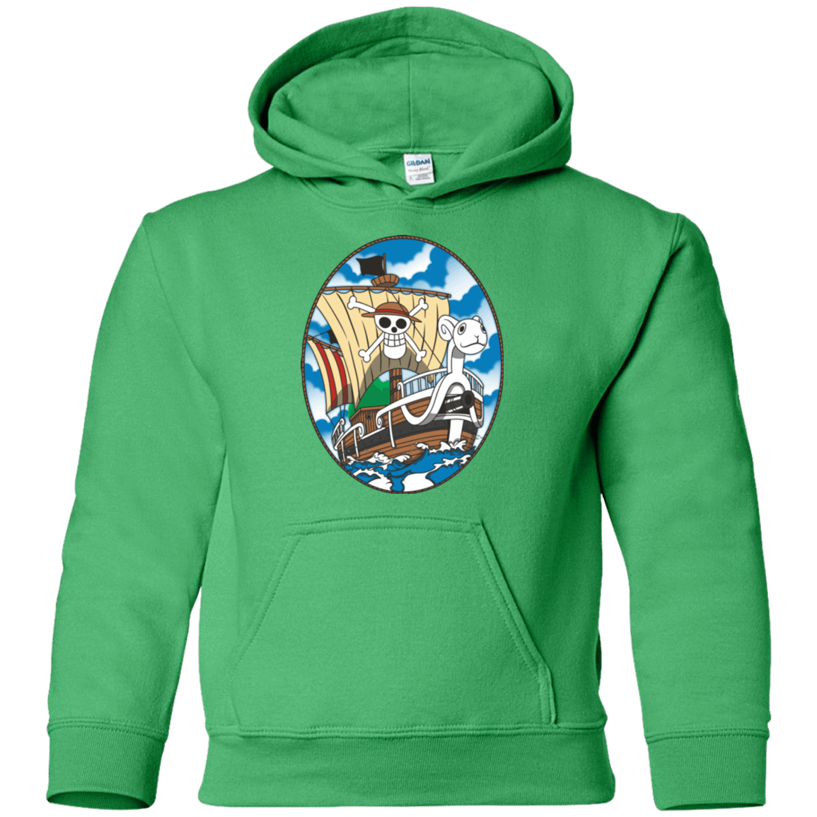 Sweatshirts Irish Green / YS Going Merry Youth Hoodie
