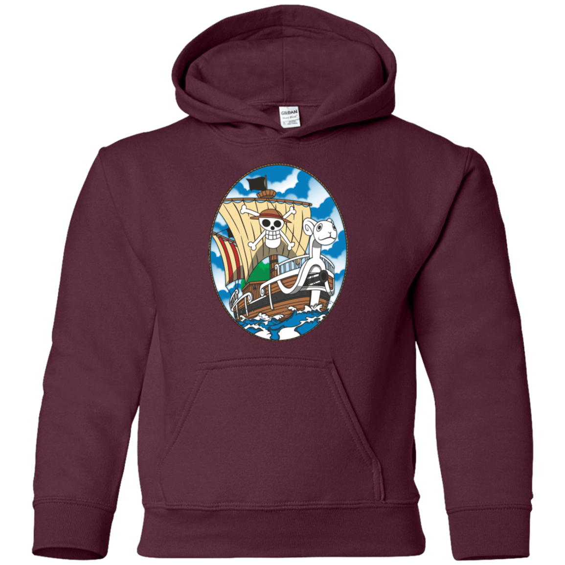 Sweatshirts Maroon / YS Going Merry Youth Hoodie