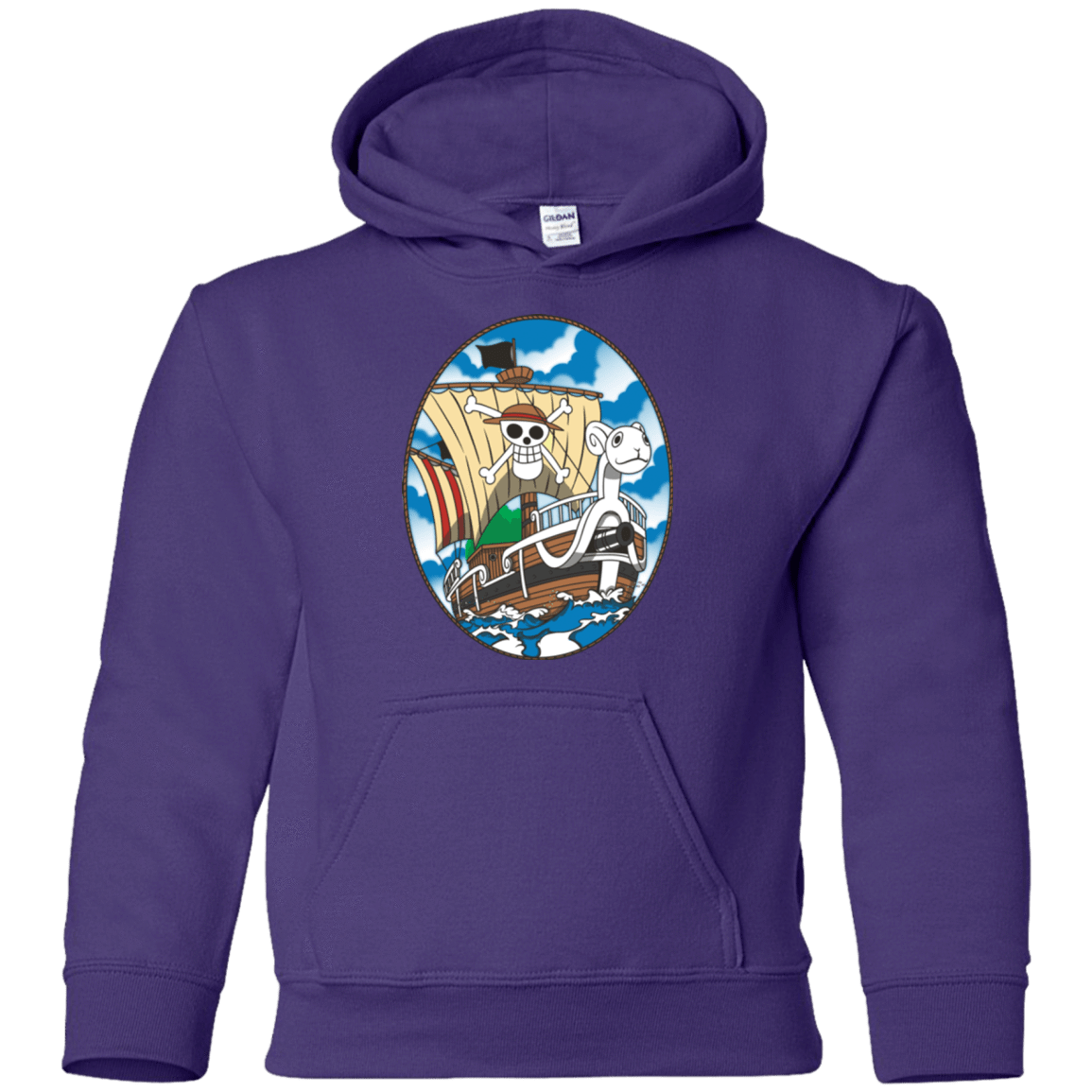Sweatshirts Purple / YS Going Merry Youth Hoodie