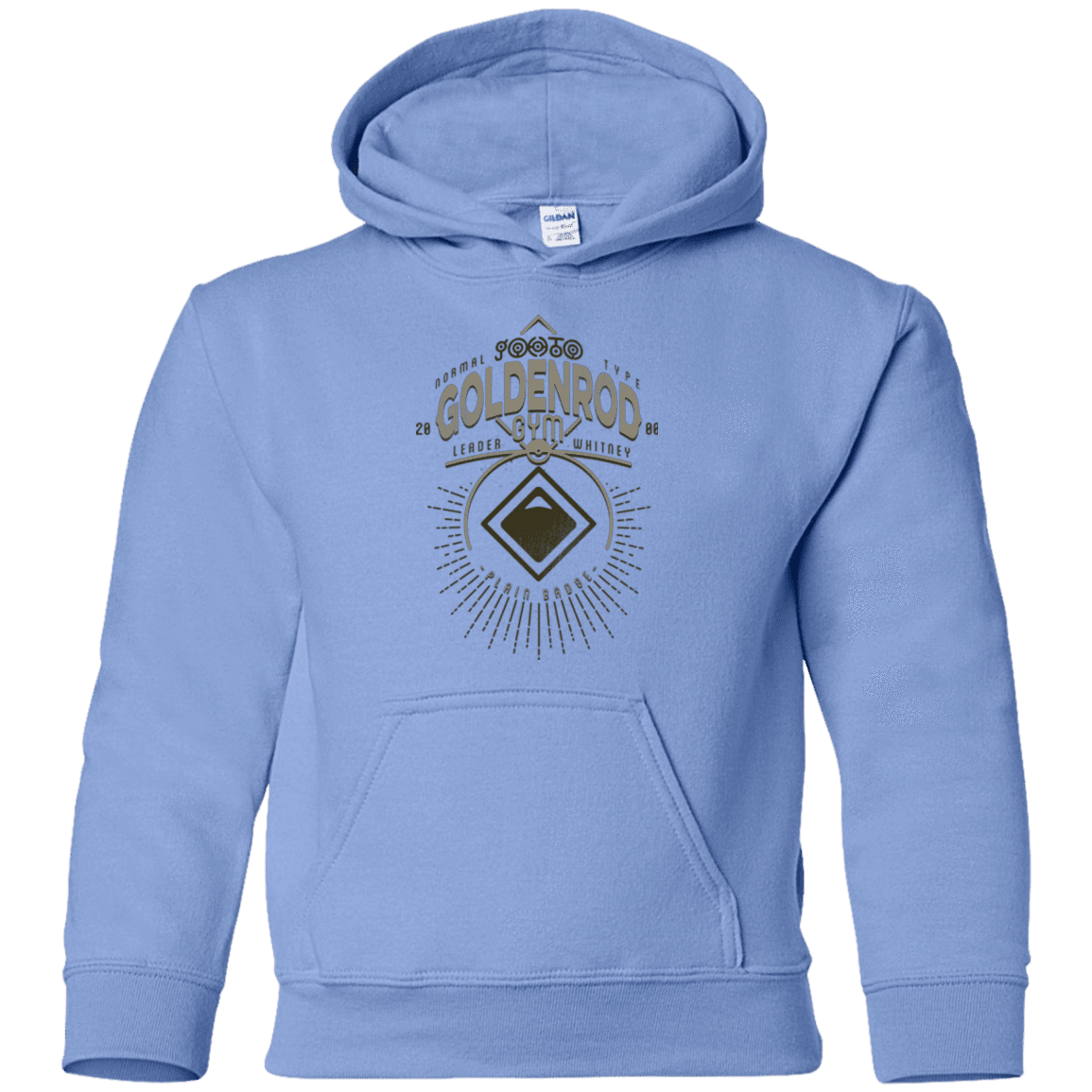 Sweatshirts Carolina Blue / YS Goldenrod Gym Youth Hoodie