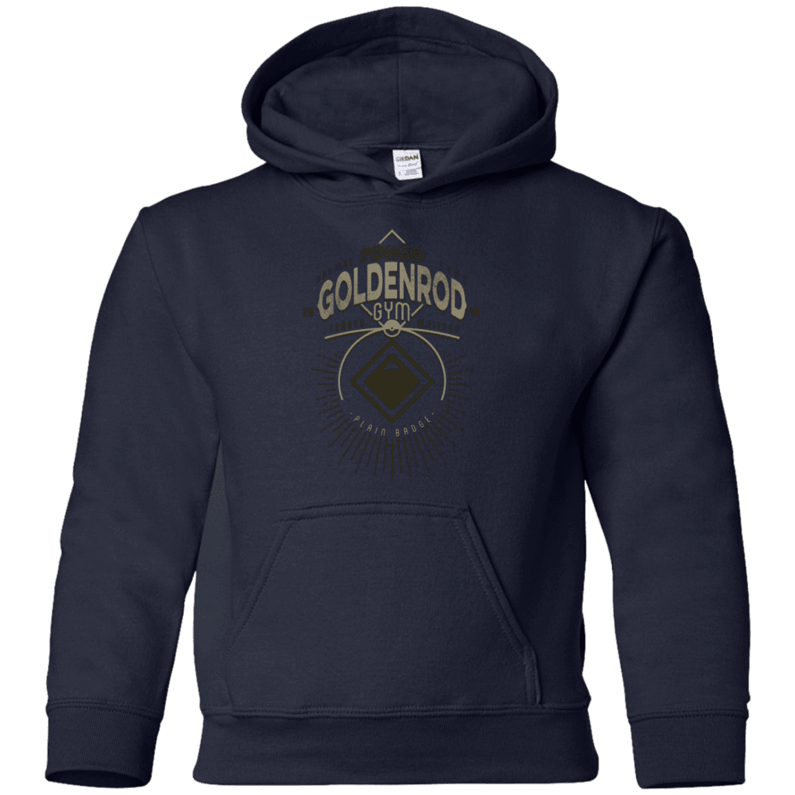 Sweatshirts Navy / YS Goldenrod Gym Youth Hoodie
