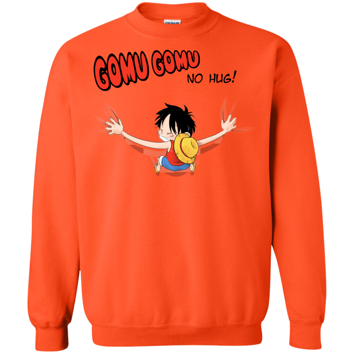 Sweatshirts Orange / Small Gomu Gomu no Hug Crewneck Sweatshirt