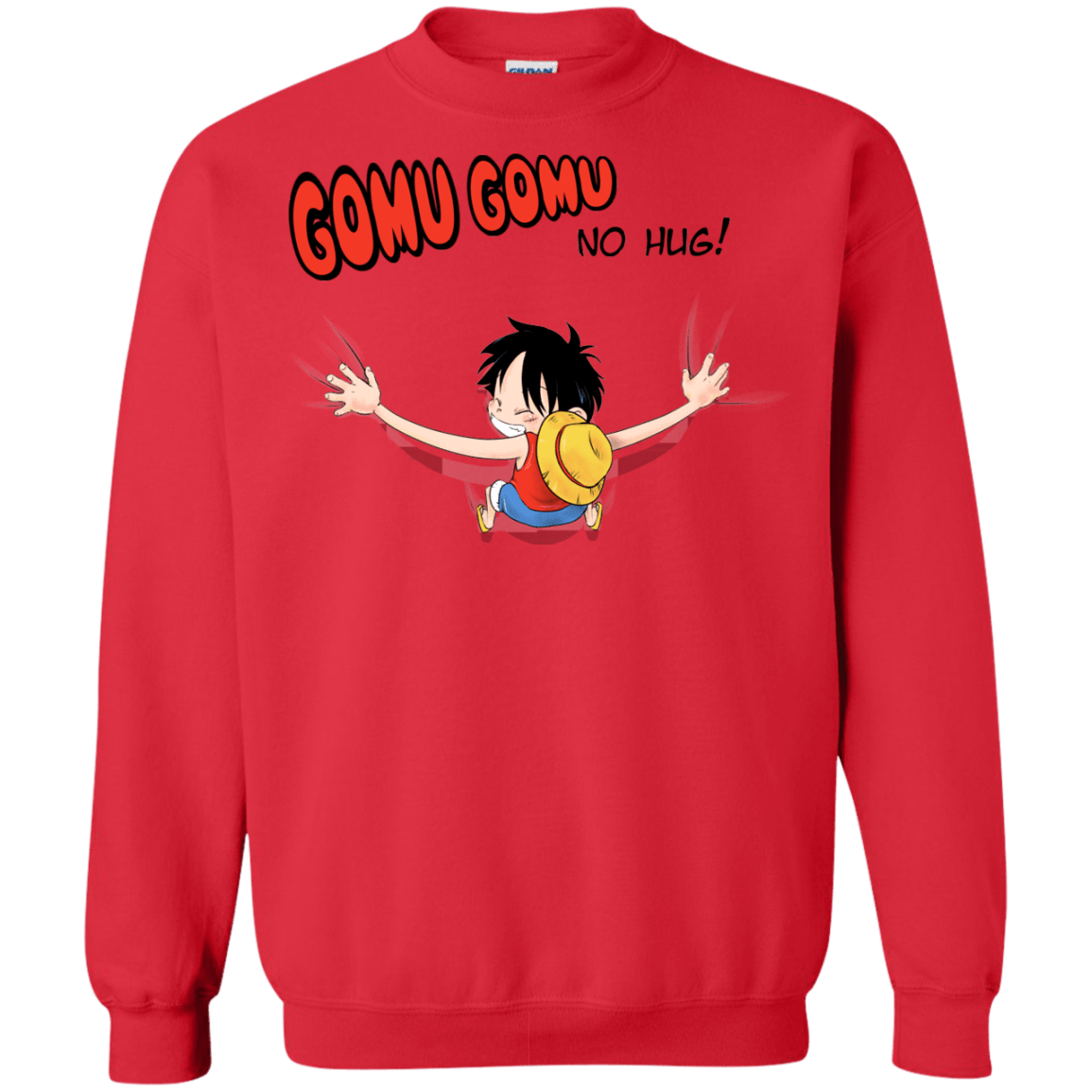 Sweatshirts Red / Small Gomu Gomu no Hug Crewneck Sweatshirt