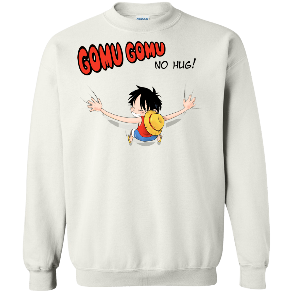Sweatshirts White / Small Gomu Gomu no Hug Crewneck Sweatshirt