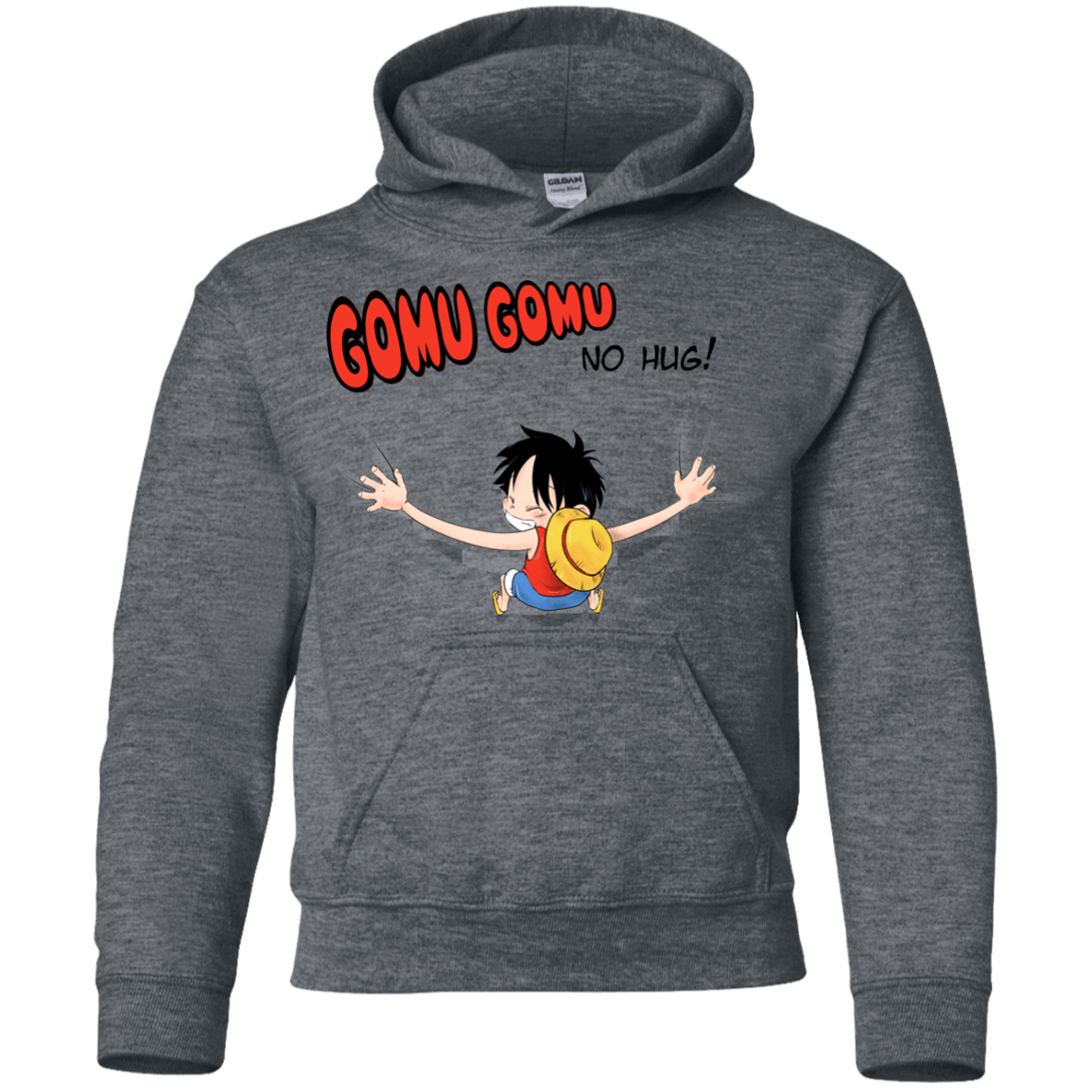 Sweatshirts Dark Heather / YS Gomu Gomu no Hug Youth Hoodie