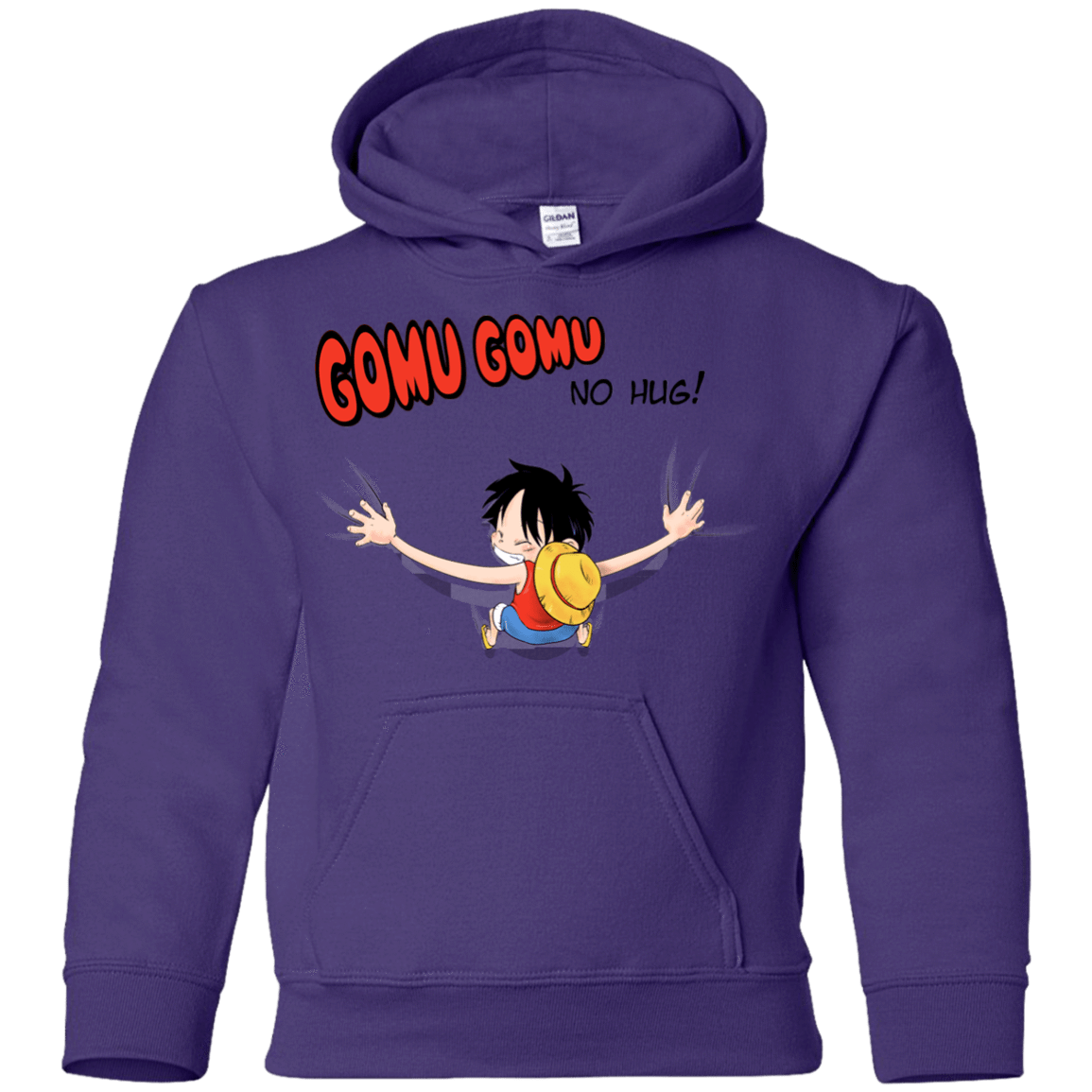 Sweatshirts Purple / YS Gomu Gomu no Hug Youth Hoodie
