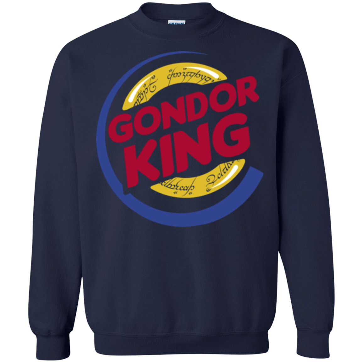 Sweatshirts Navy / Small Gondor King Crewneck Sweatshirt