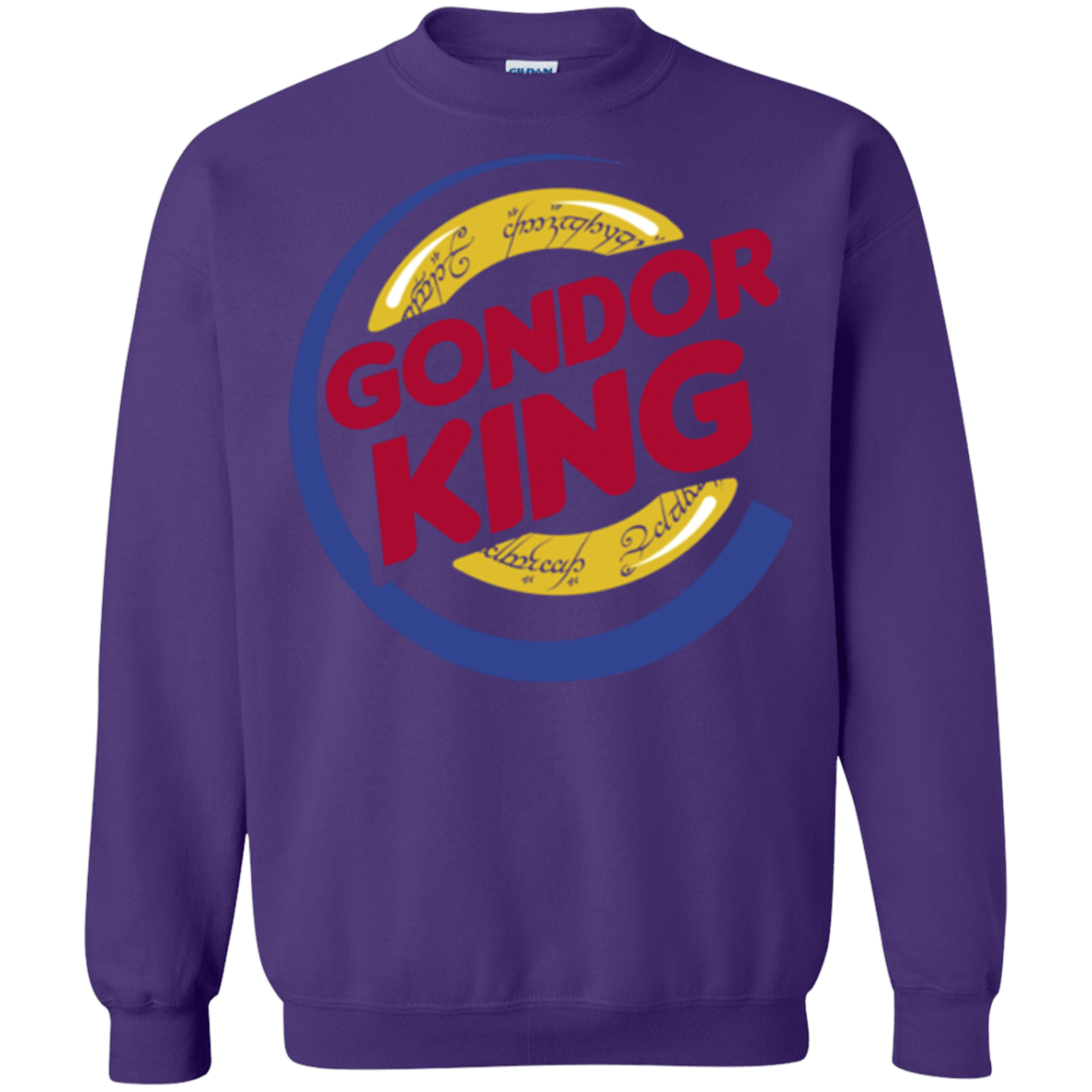 Sweatshirts Purple / Small Gondor King Crewneck Sweatshirt
