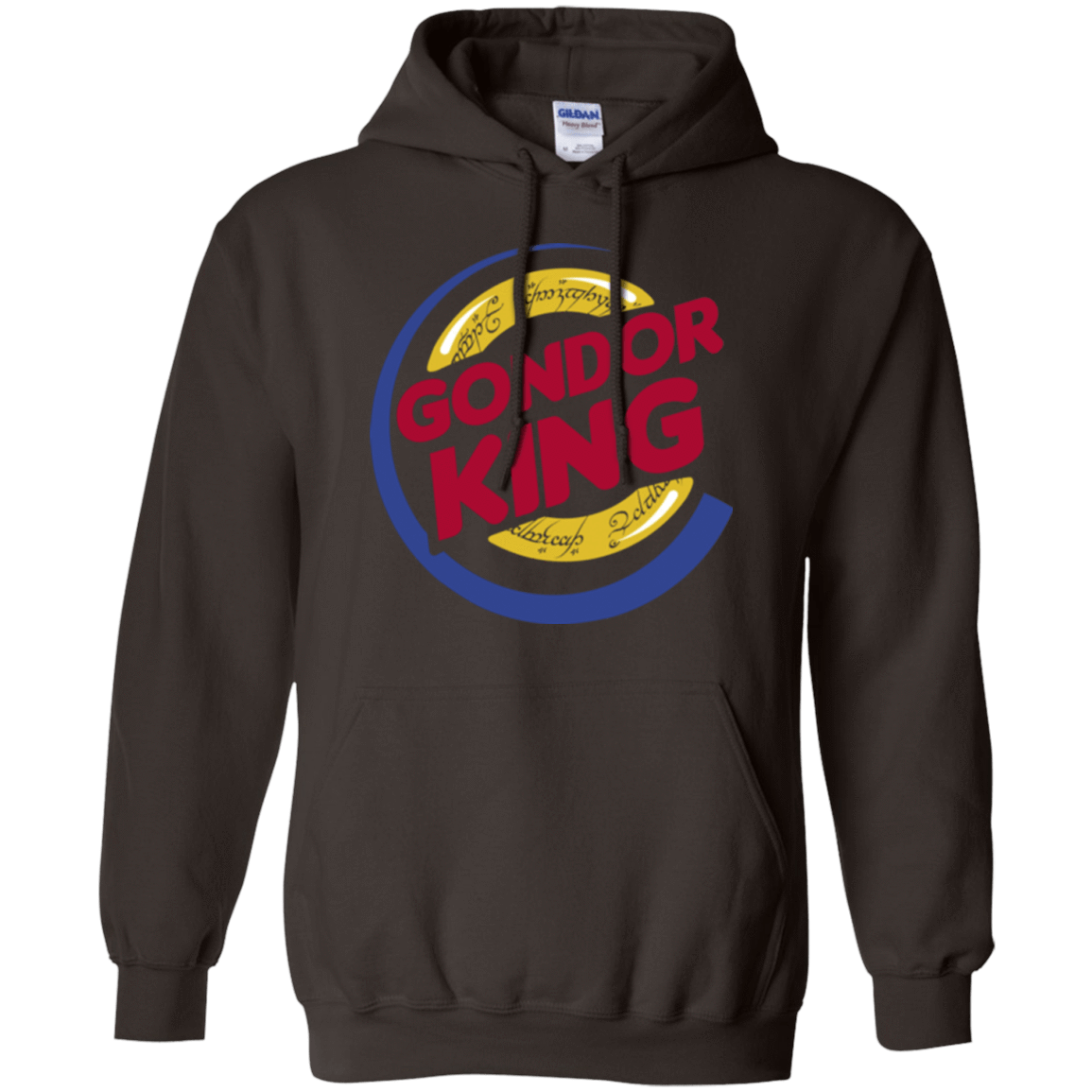 Sweatshirts Dark Chocolate / Small Gondor King Pullover Hoodie