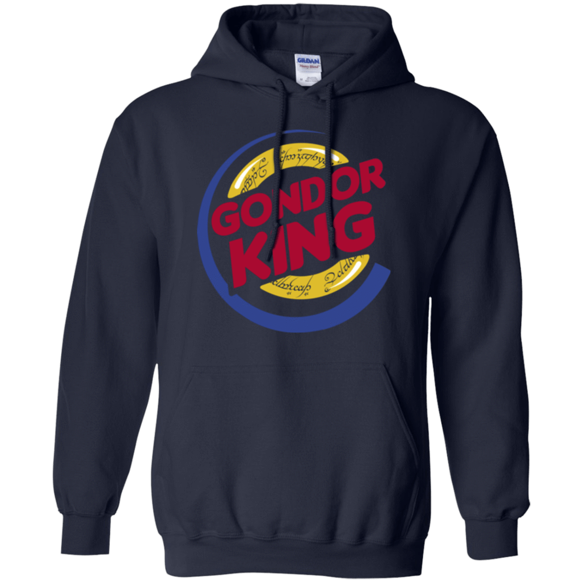 Sweatshirts Navy / Small Gondor King Pullover Hoodie