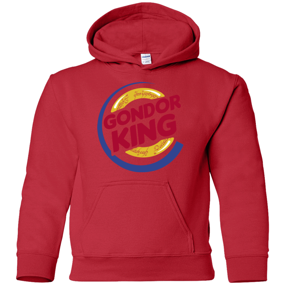 Sweatshirts Red / YS Gondor King Youth Hoodie