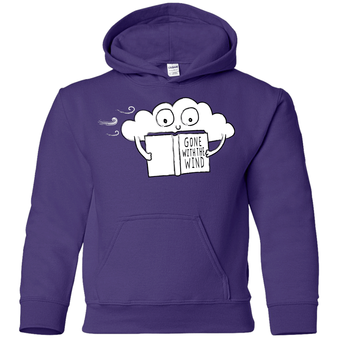 Sweatshirts Purple / YS Gone with the Wind Youth Hoodie