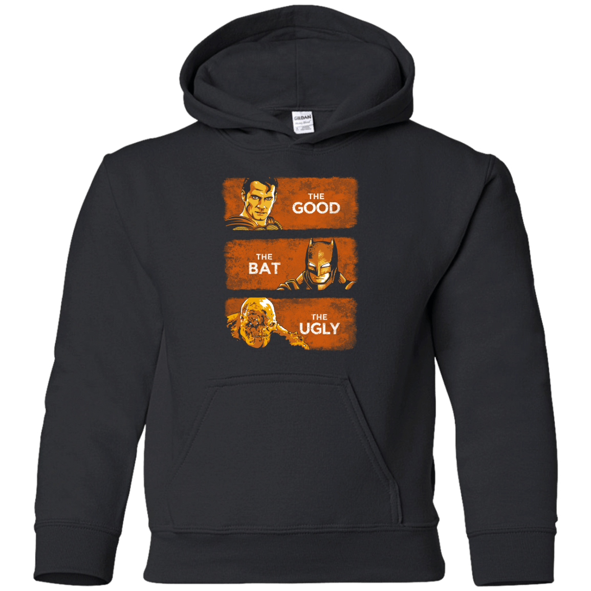 Sweatshirts Black / YS Good, Bat, Ugly Youth Hoodie