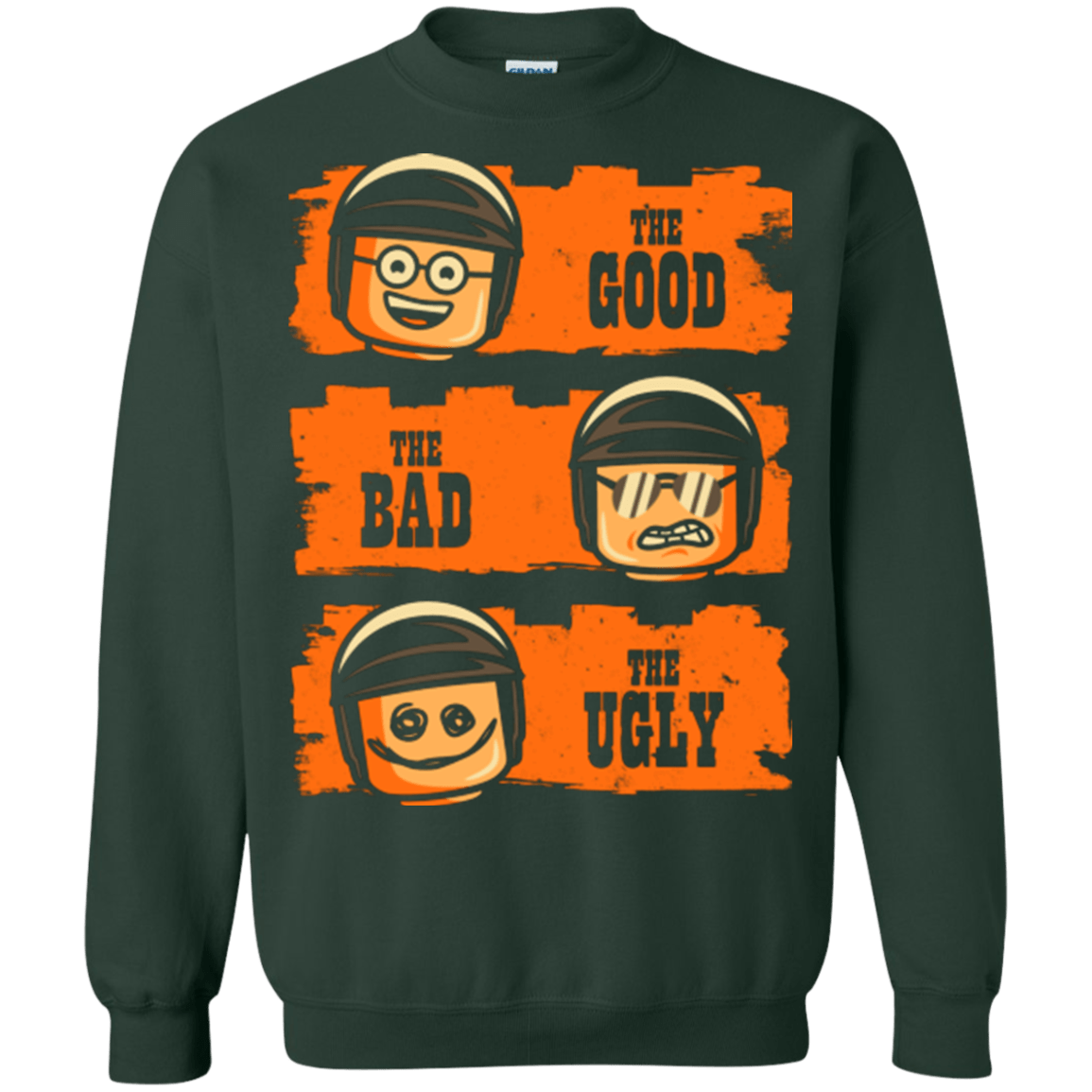 Sweatshirts Forest Green / Small GOOD COP BAD COP UGLY COP Crewneck Sweatshirt