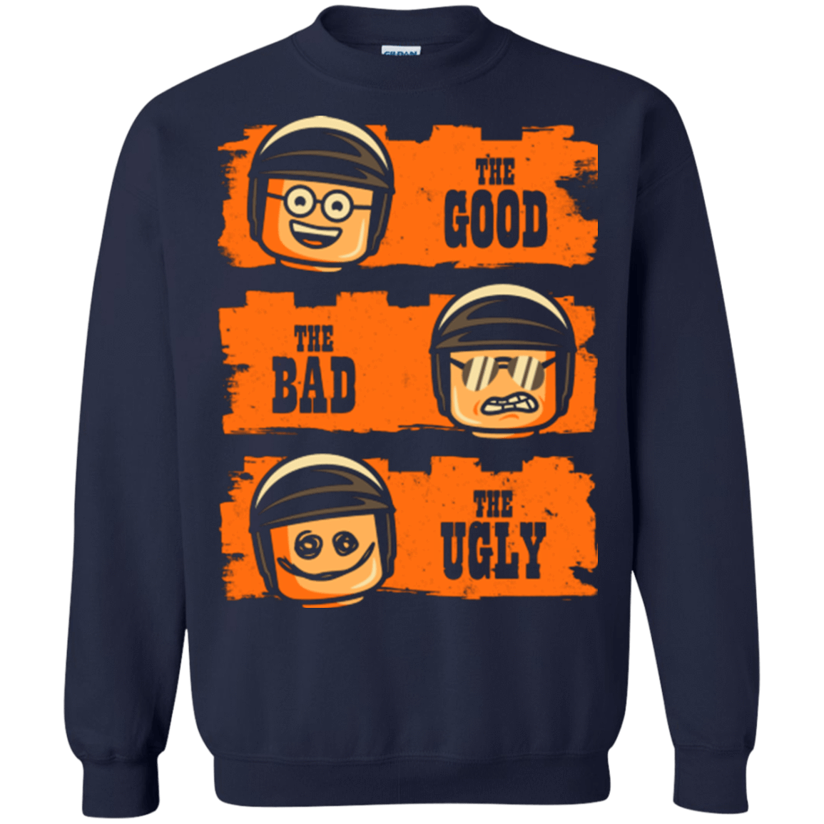 Sweatshirts Navy / Small GOOD COP BAD COP UGLY COP Crewneck Sweatshirt