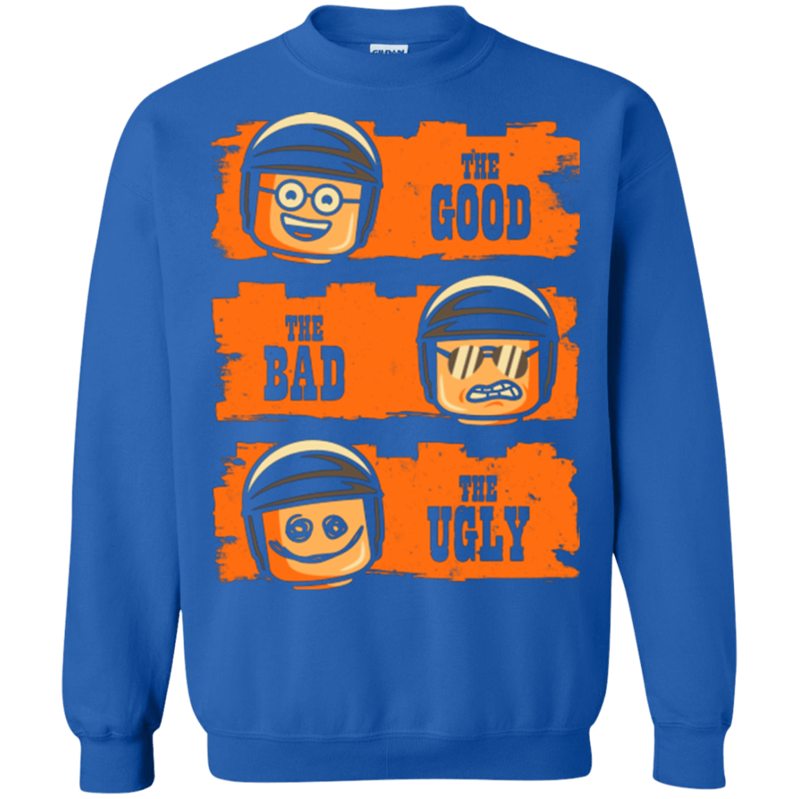 Sweatshirts Royal / Small GOOD COP BAD COP UGLY COP Crewneck Sweatshirt