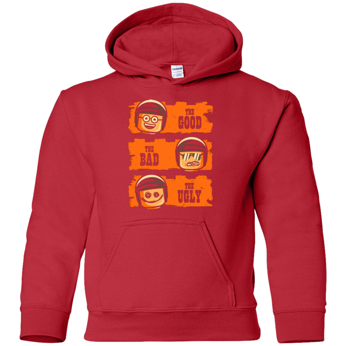 Sweatshirts Red / YS GOOD COP BAD COP UGLY COP Youth Hoodie
