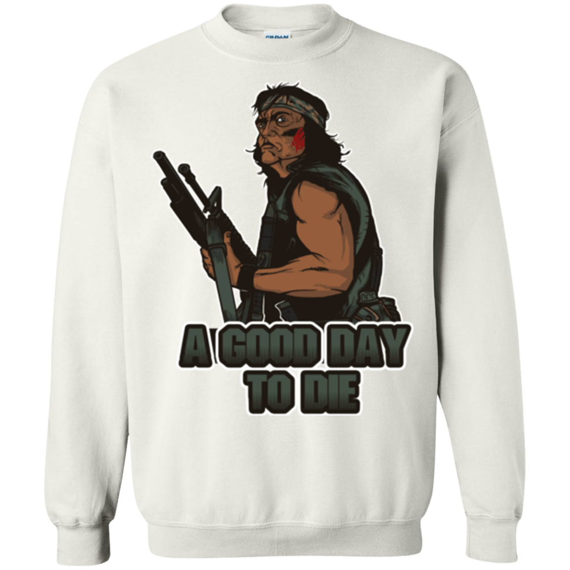 Sweatshirts White / Small Good Day To Die Crewneck Sweatshirt