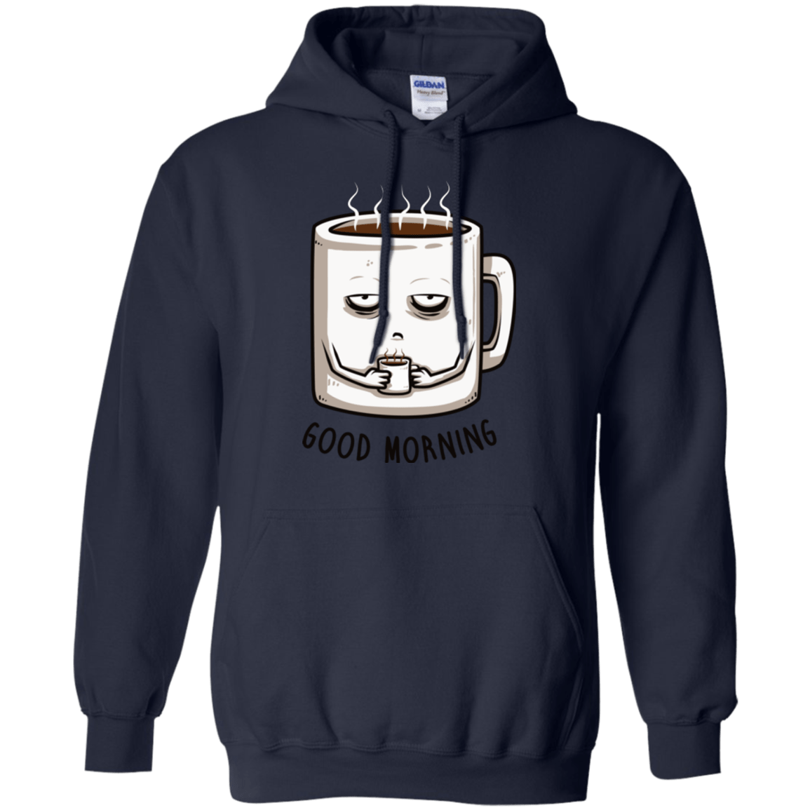 Sweatshirts Navy / Small Good morning Pullover Hoodie