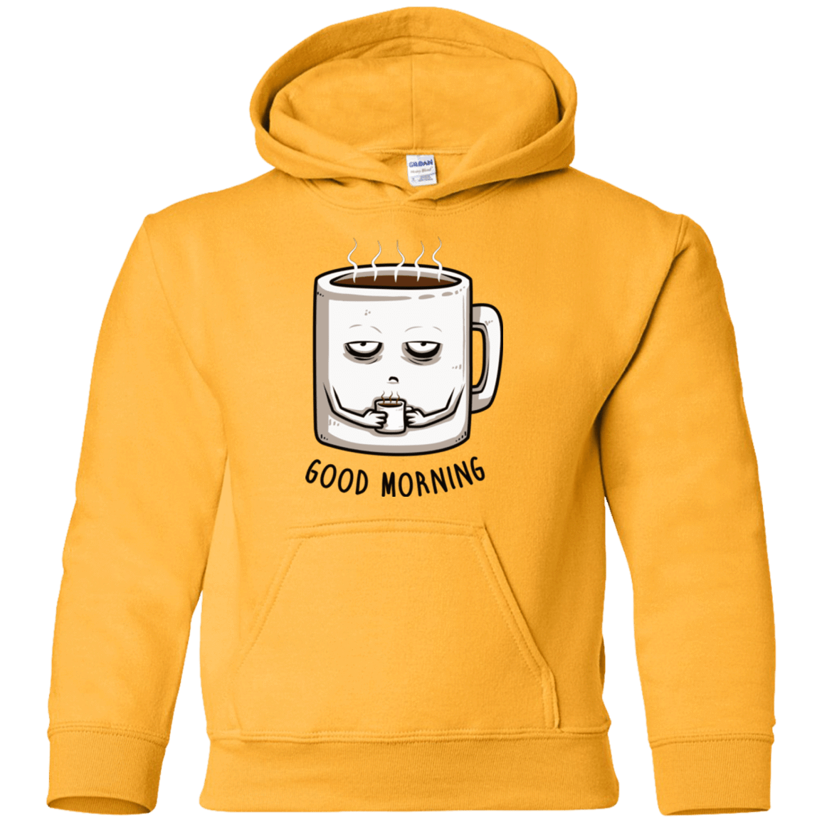 Sweatshirts Gold / YS Good morning Youth Hoodie