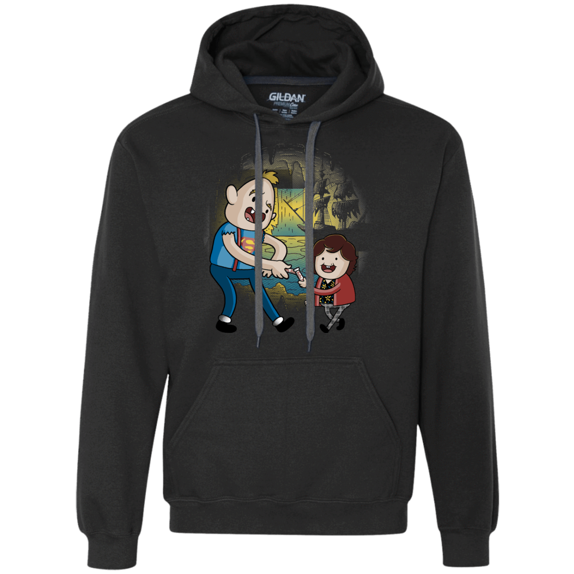 Sweatshirts Black / Small Goonies Time Premium Fleece Hoodie