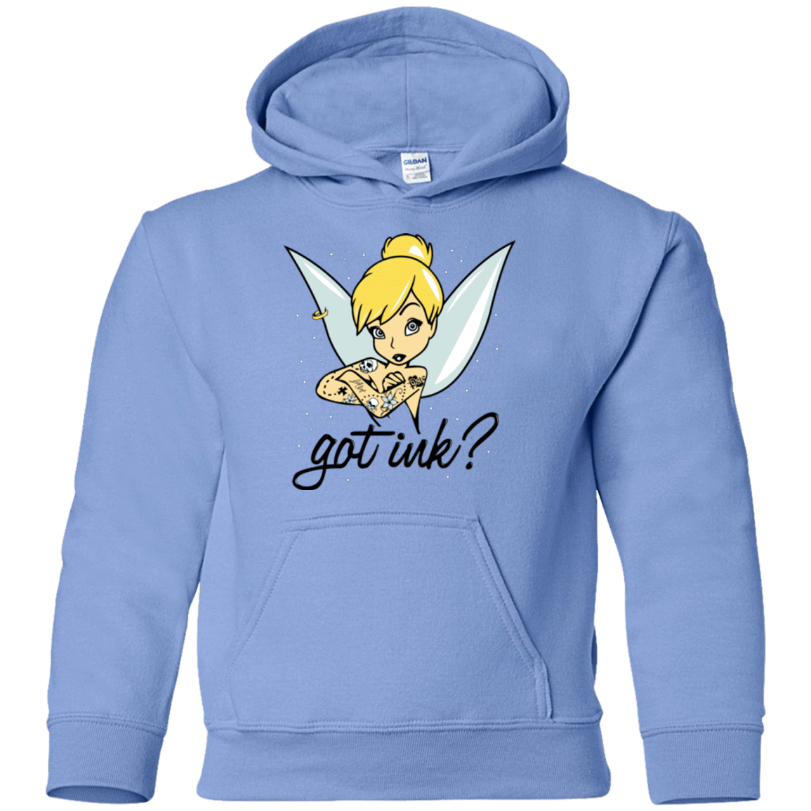 Sweatshirts Carolina Blue / YS Got Ink Youth Hoodie