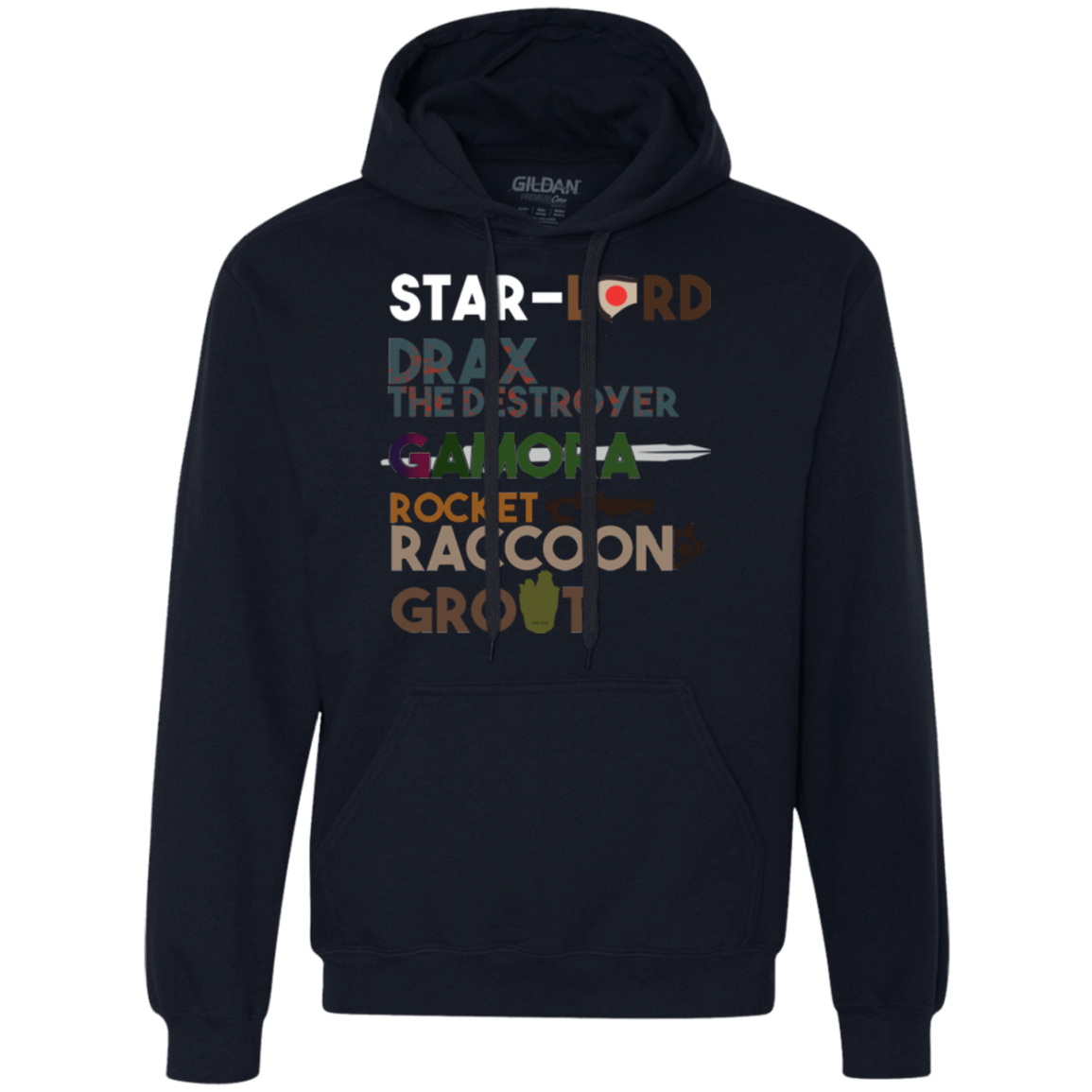 Sweatshirts Navy / Small GOTG Hel Premium Fleece Hoodie