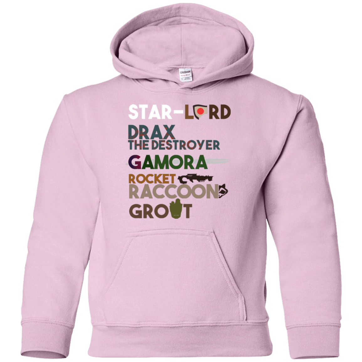 Sweatshirts Light Pink / YS GOTG Hel Youth Hoodie
