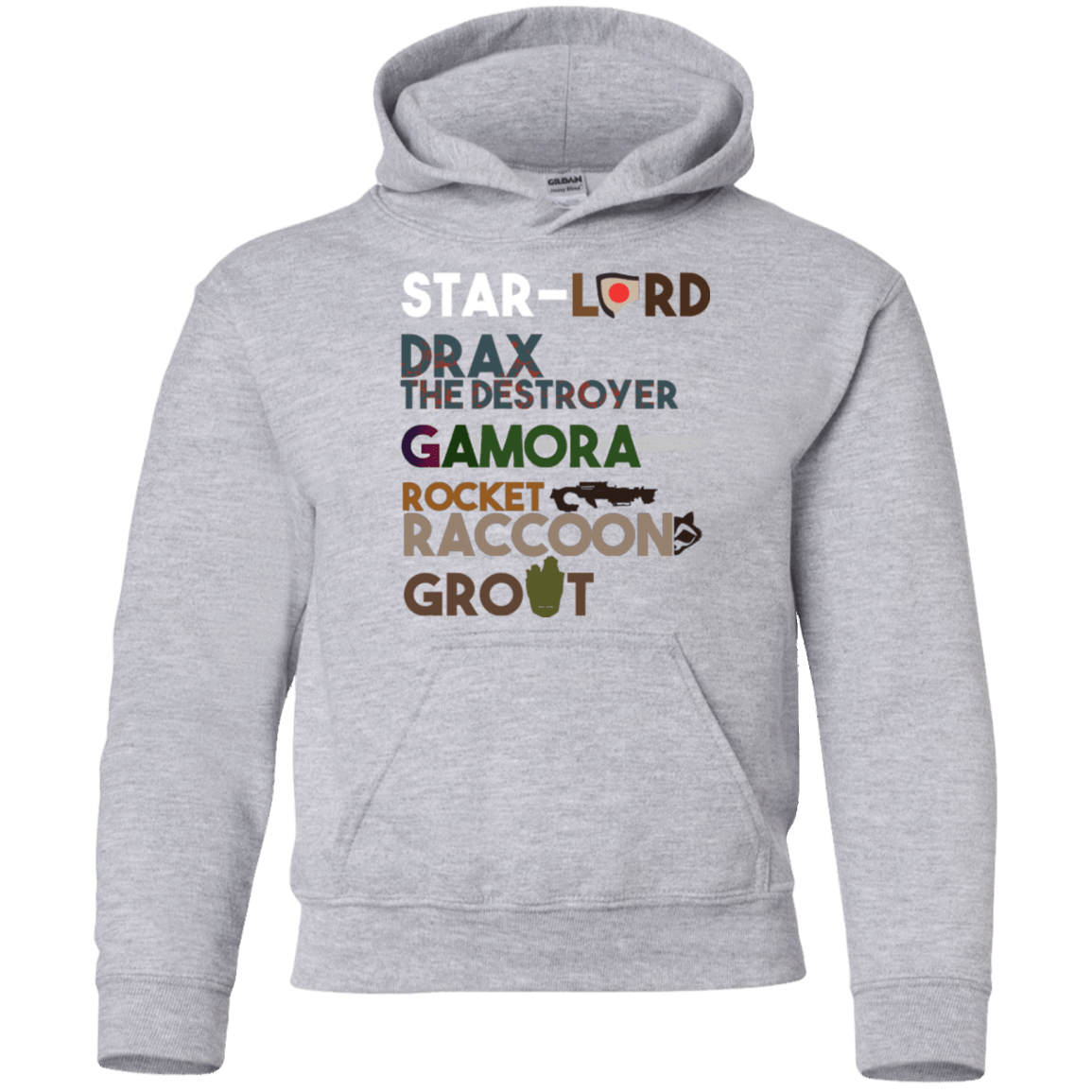 Sweatshirts Sport Grey / YS GOTG Hel Youth Hoodie