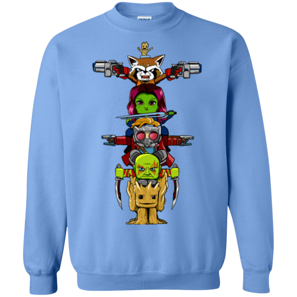 Sweatshirts Carolina Blue / Small GOTG Totem Crewneck Sweatshirt