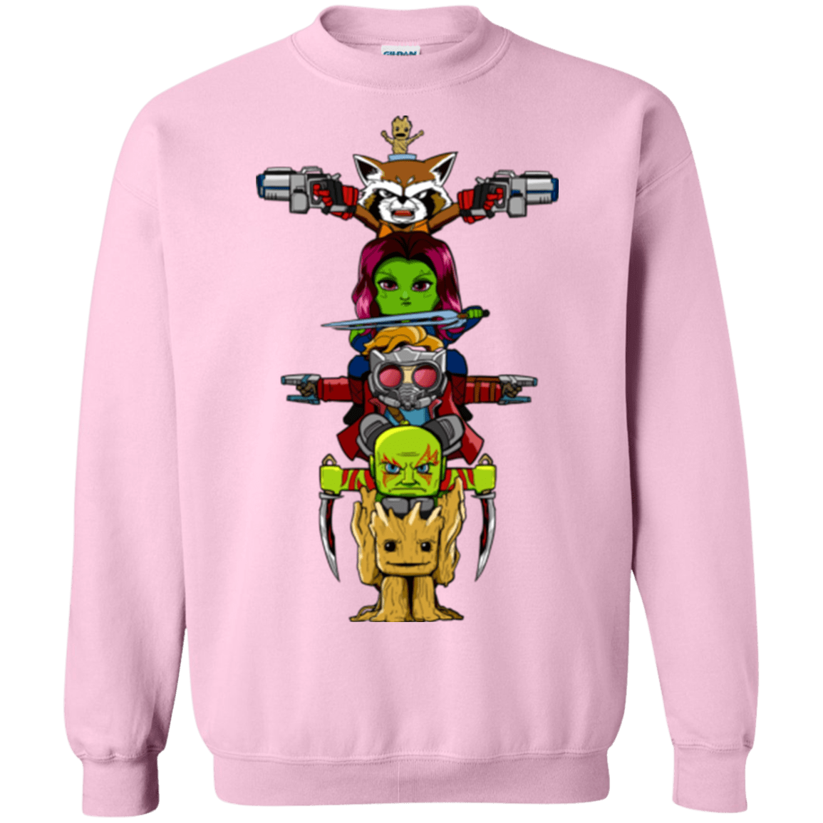 Sweatshirts Light Pink / Small GOTG Totem Crewneck Sweatshirt