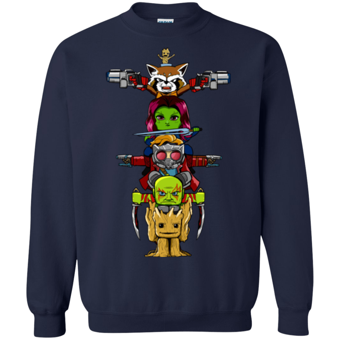 Sweatshirts Navy / Small GOTG Totem Crewneck Sweatshirt