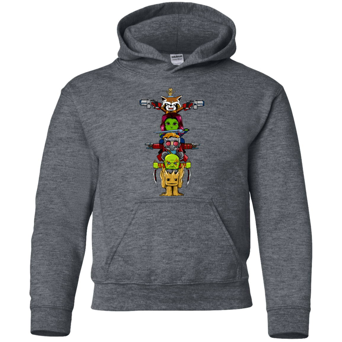Sweatshirts Dark Heather / YS GOTG Totem Youth Hoodie
