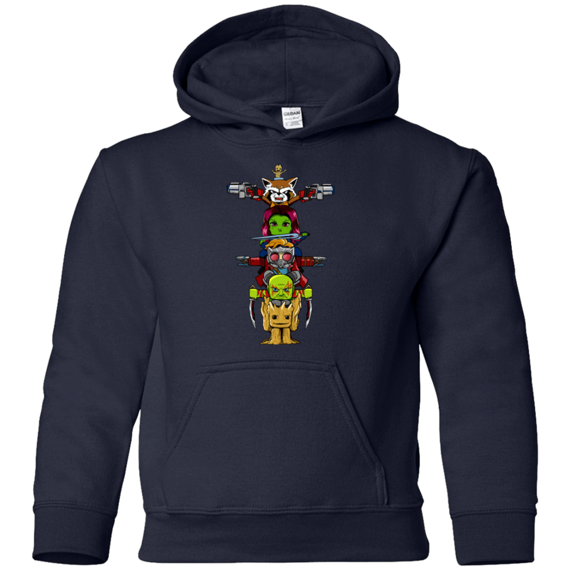 Sweatshirts Navy / YS GOTG Totem Youth Hoodie