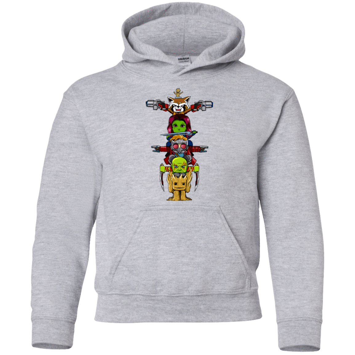 Sweatshirts Sport Grey / YS GOTG Totem Youth Hoodie