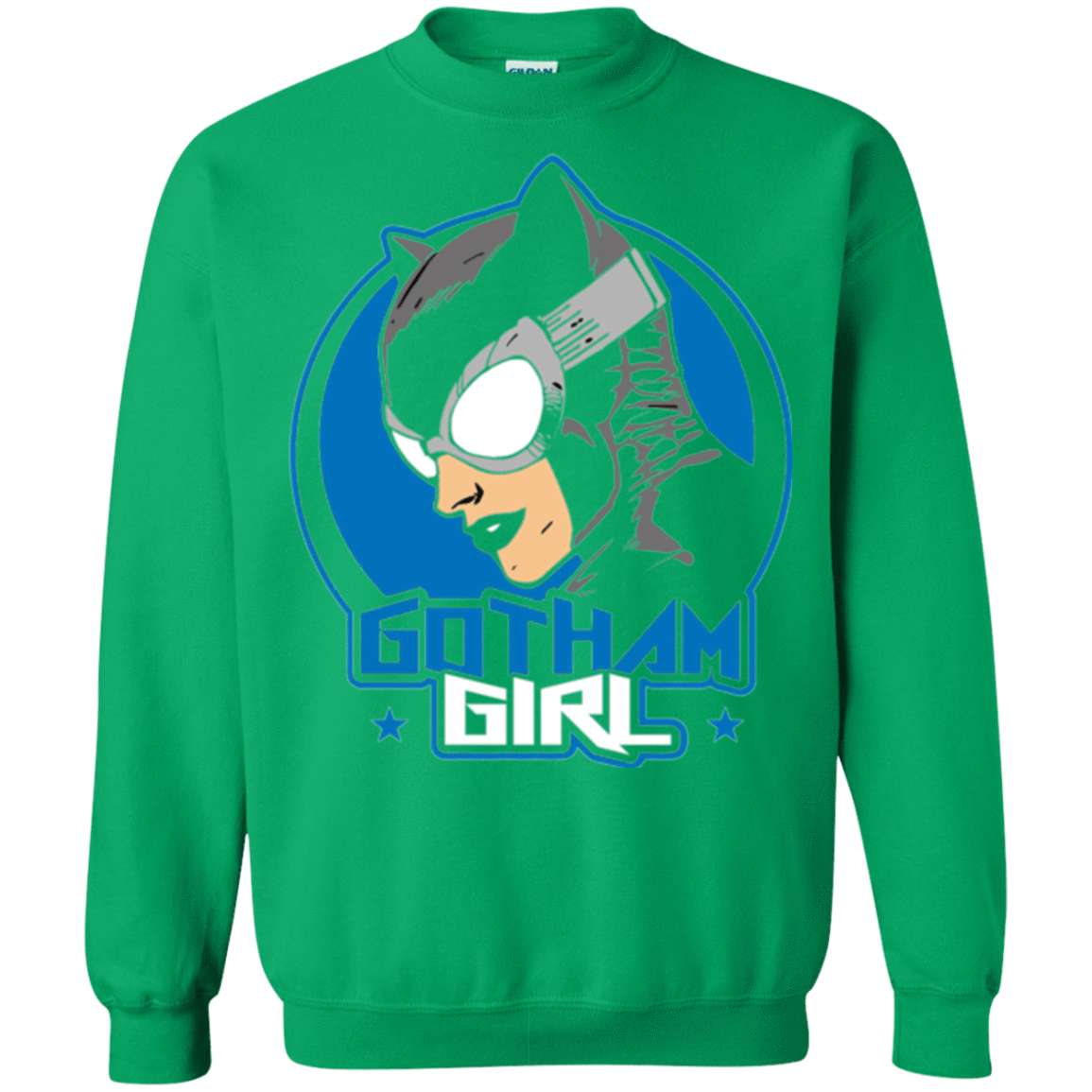 Sweatshirts Irish Green / Small Gotham Girl Crewneck Sweatshirt