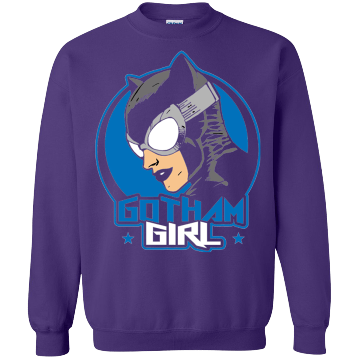 Sweatshirts Purple / Small Gotham Girl Crewneck Sweatshirt