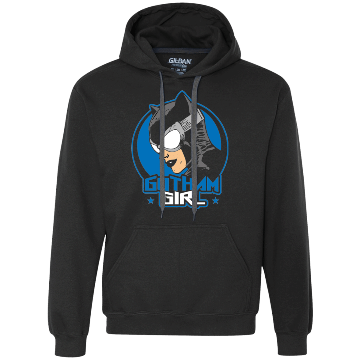 Sweatshirts Black / Small Gotham Girl Premium Fleece Hoodie