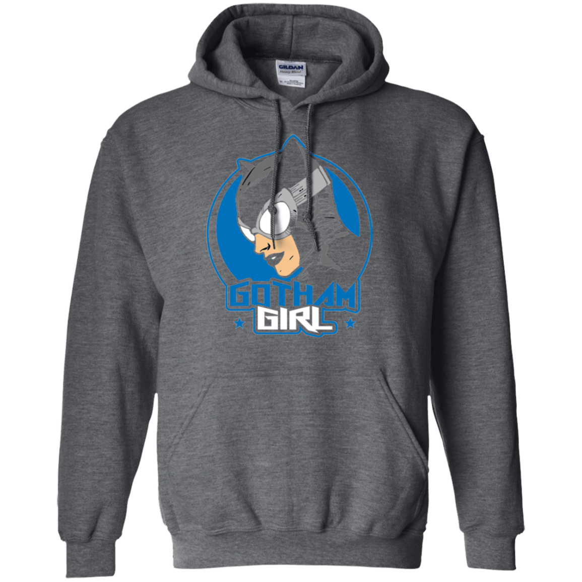 Sweatshirts Dark Heather / Small Gotham Girl Pullover Hoodie