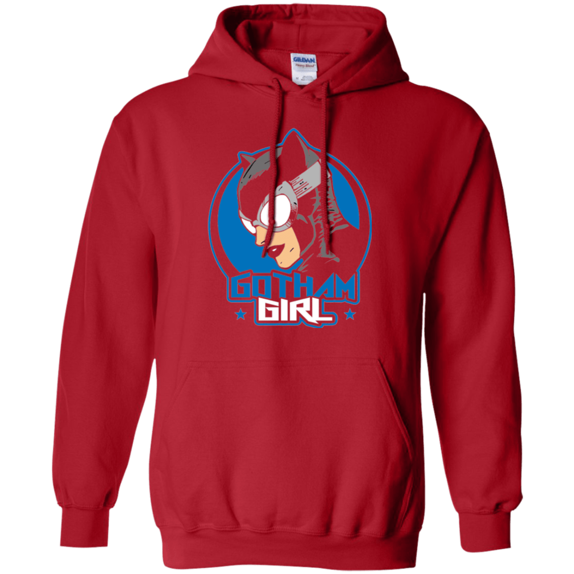 Sweatshirts Red / Small Gotham Girl Pullover Hoodie