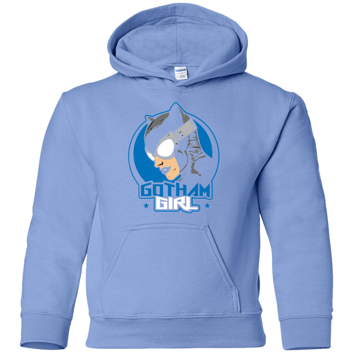 Sweatshirts Carolina Blue / YS Gotham Girl Youth Hoodie