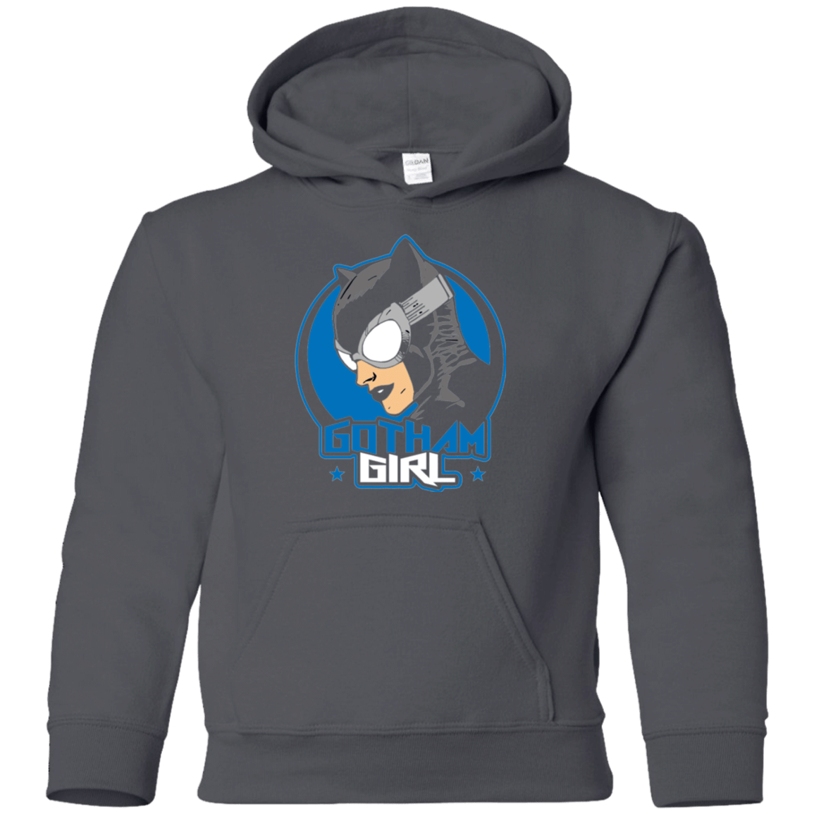 Sweatshirts Charcoal / YS Gotham Girl Youth Hoodie