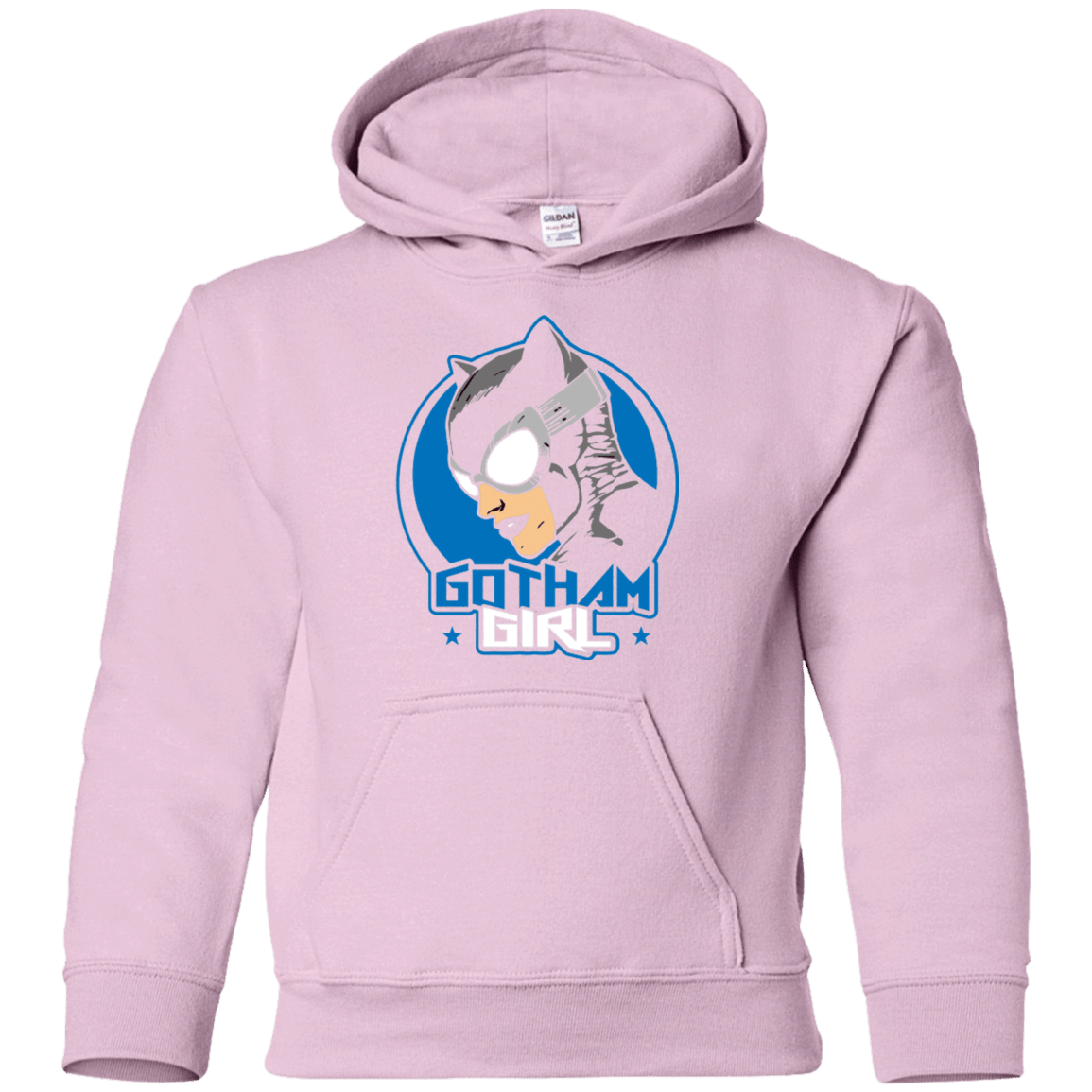 Sweatshirts Light Pink / YS Gotham Girl Youth Hoodie