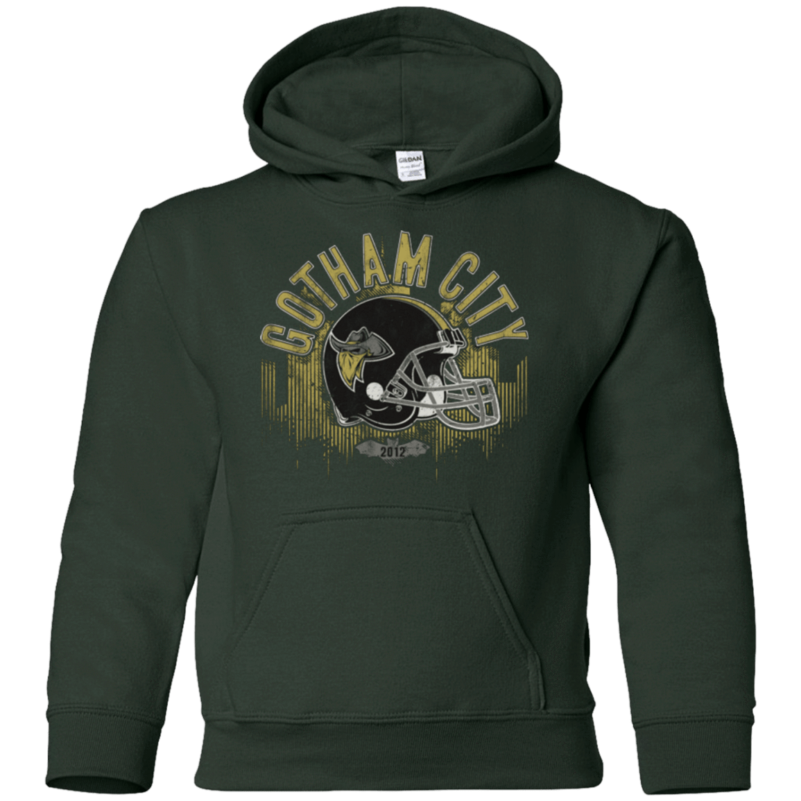 Sweatshirts Forest Green / YS Gotham Rogues Youth Hoodie